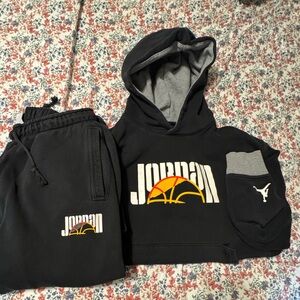 Jordan Sport DNA Fleece Pullover Hoodie and Matching Jogger Pants Set Size XL